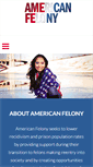 Mobile Screenshot of americanfelony.com